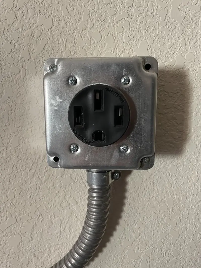 NEMA 14-50 outlet installed for Smart Home Electrical in Farr West